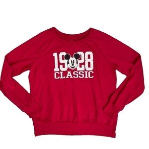 Girls Youth Disney 1928 Classic Red Sweater Size XL!